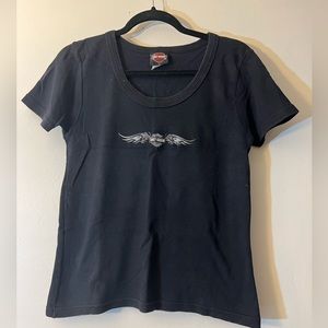 NWOT Harley Davidson scoop neck tee
